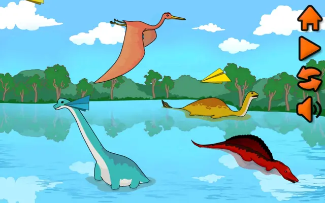 Dinosaur Puzzle android App screenshot 1